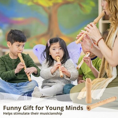 أداة تسجيل خشبية من Blockflöte Soprano مع حافظة صلبة، مسجل خشبي على الطراز الباروكي C بمفتاح C على الطراز البريطاني، أداة تسجيل للطلاب البالغين والمبتدئين in Kuwait