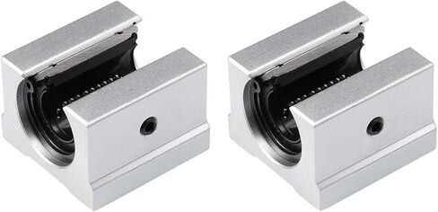 uxcell SBR12UU Linear Ball Bearing Slide Block Units, 12mm Bore Dia(Pack of 2) in Kuwait