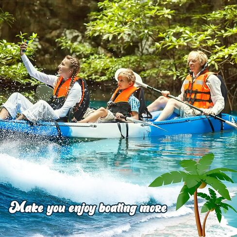 Wesiti 4 Pcs Kayak Seats Thickened Padded Kayak Seat with Back Support for Sit on Top Padded Fishing Boat Seat Paddle Canoe Seat Soft Cushion for Kayaking Rafting Fishing Canoeing Boating Supplies in Saudi Arabia