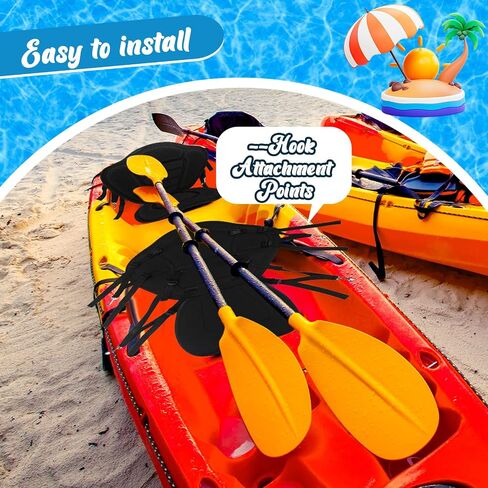 Wesiti 4 Pcs Kayak Seats Thickened Padded Kayak Seat with Back Support for Sit on Top Padded Fishing Boat Seat Paddle Canoe Seat Soft Cushion for Kayaking Rafting Fishing Canoeing Boating Supplies in Saudi Arabia