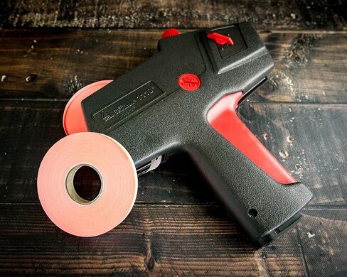 Perco Monarch 1110 Price Gun with Labels Starter Kit: Includes Price Gun, 8,500 Fluorescent Red Pricing Labels and Preloaded Inker in Saudi Arabia
