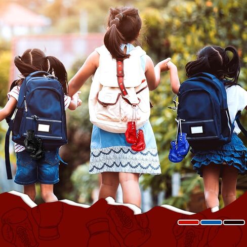 Batiyeer 60 قطعة قفازات ملاكمة صغيرة قفازات ملاكمة مصغرة ملحقات الملاكمة هدايا ملاكمة عطلة عيد الميلاد زخرفة معلقة ديكور تذكارية عرض حفلة للسيارة in Kuwait