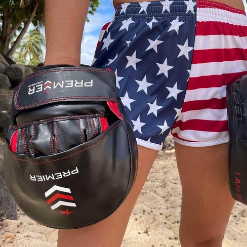 Revgear Premier Boxing MMA Punching Mitts | Ideal to Start Building Your Martial Arts Skills for Men and Women | Anatomically Curved | Disperses Impact and Increases Protection in Saudi Arabia