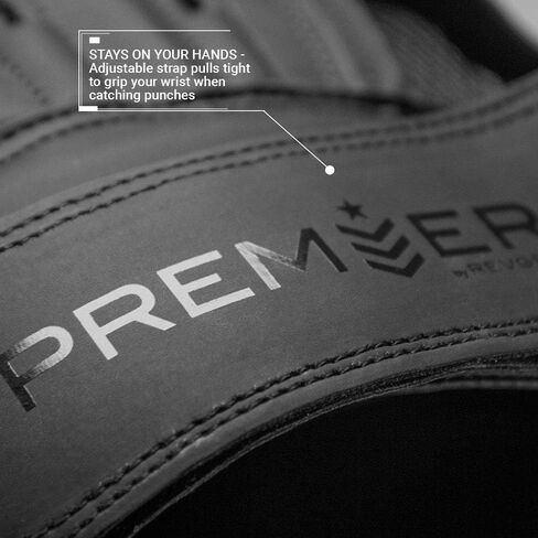 Revgear Premier Boxing MMA Punching Mitts | Ideal to Start Building Your Martial Arts Skills for Men and Women | Anatomically Curved | Disperses Impact and Increases Protection in Saudi Arabia