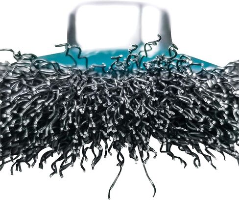 Makita 1 Piece - 4.5" Crimped Wire Wheel Brush for 5-9" Grinders - Light-Duty Conditioning for Metal - 4-1/2" x 5/8-Inch | 11 UNC in Saudi Arabia