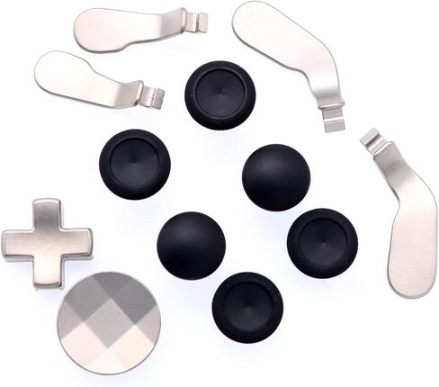 Deal4GO Magnetic Analog Thumbstick Metal D-pad & Paddle Set Replacement for Xbox One Elite 1698 Controller Thumb Stick Black in Saudi Arabia