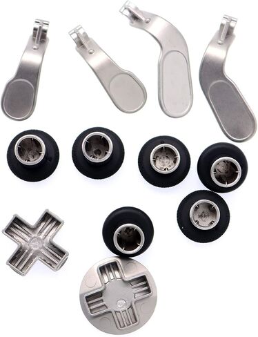 Deal4GO Magnetic Analog Thumbstick Metal D-pad & Paddle Set Replacement for Xbox One Elite 1698 Controller Thumb Stick Black in Saudi Arabia