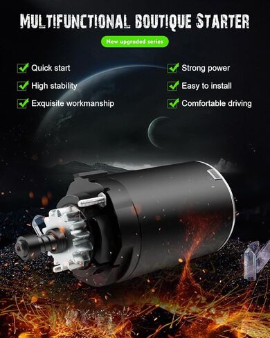 SCITOO Starters Compatible for Toro Mowers - Zero Turn G4010 G4020 2007 2008 TimeCutter Z4200 Z4220 Z5000 Riding Mower 2008 2009 Tractors - Lawn LX420 LX460 2006 LX425 LX465 2007 SAB0145 5796 in Kuwait