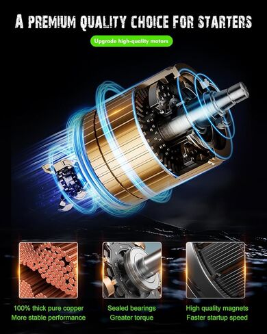 SCITOO Starters Compatible for Toro Mowers - Zero Turn G4010 G4020 2007 2008 TimeCutter Z4200 Z4220 Z5000 Riding Mower 2008 2009 Tractors - Lawn LX420 LX460 2006 LX425 LX465 2007 SAB0145 5796 in Kuwait