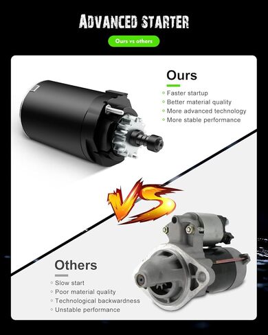 SCITOO Starters Compatible for Toro Mowers - Zero Turn G4010 G4020 2007 2008 TimeCutter Z4200 Z4220 Z5000 Riding Mower 2008 2009 Tractors - Lawn LX420 LX460 2006 LX425 LX465 2007 SAB0145 5796 in Kuwait