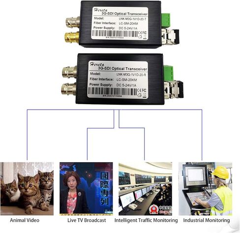 موسع فيديو صغير 3G-SDI مع مخرج حلقة SDI 1080P 3G-SDI تمديد محول الألياف لمسافات تصل إلى 20 كم عبر جهاز الإرسال والاستقبال البصري أحادي الوضع مع RS485 أو عكسي in Kuwait
