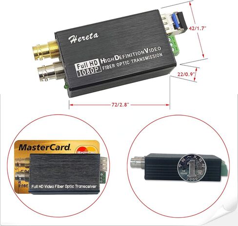 موسع فيديو صغير 3G-SDI مع مخرج حلقة SDI 1080P 3G-SDI تمديد محول الألياف لمسافات تصل إلى 20 كم عبر جهاز الإرسال والاستقبال البصري أحادي الوضع مع RS485 أو عكسي in Kuwait
