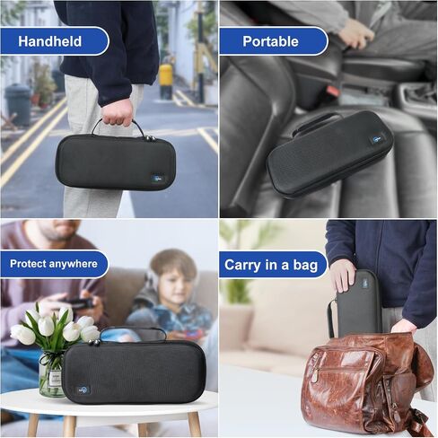 CHTEJA Hard Case for Playstation Portal Remote Player with Built-in Screen Protector, Waterproof Protective Playstation Portal Case with Fixed Velcore Strap, Customized Storage Space in Saudi Arabia