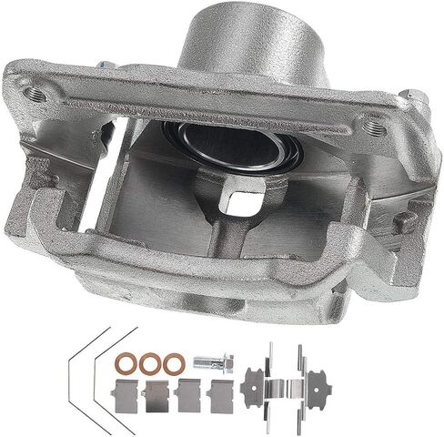 YHTAUTO Front Driver Side Disc Brake Calipers with Bracket Replacement for Fusion 2006-2012, Mazda 6 2006-2013, MKZ 2007-2012, Zephyr 2006, Milan 2006-2011, Caliper Assembly, Replace# 6E5Z2B121B in Saudi Arabia