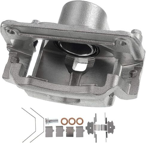 YHTAUTO Front Driver Side Disc Brake Calipers with Bracket Replacement for Fusion 2006-2012, Mazda 6 2006-2013, MKZ 2007-2012, Zephyr 2006, Milan 2006-2011, Caliper Assembly, Replace# 6E5Z2B121B in Saudi Arabia