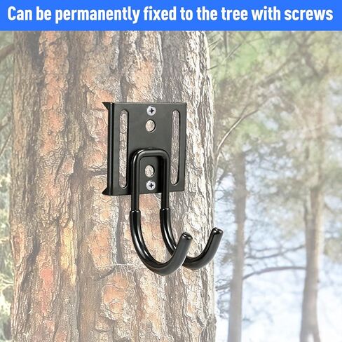 Tobbo Hunting Tree Stand Accessories Tree Stand Straps Hanger with 3 Metal Hooks and 1 Spare Strap in Saudi Arabia