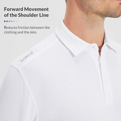 BALEAF Polo Shirts for Men Short Sleeve Golf Shirt Dry Fit Causl Athletic UPF 50+ in Saudi Arabia