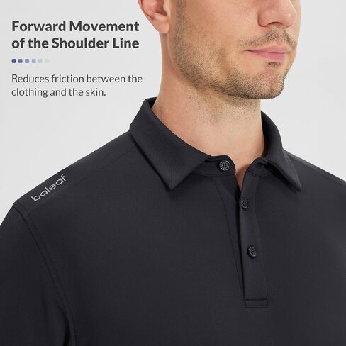 BALEAF Polo Shirts for Men Short Sleeve Golf Shirt Dry Fit Causl Athletic UPF 50+ in Saudi Arabia