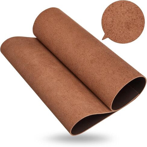 S-ZONE Genuine 12"x24" Top Grain Leather Sheets for Crafts Cowhide Leather Pieces Dark Brown in Saudi Arabia