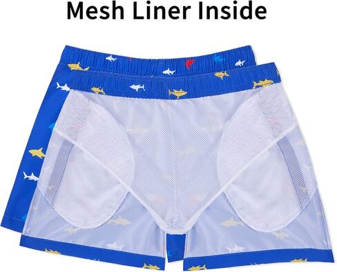 أحذية الشاطئ المائية للأولاد من Racqua للأطفال الصغار باللون الأزرق ديناصور 13-13.5 للأولاد شورتات السباحة سريعة الجفاف شورتات الشاطئ مقاس القرش 5/6 in Kuwait