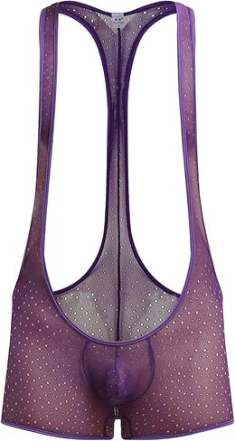Swbreety Men's Mesh Wrestling Singlet Bodysuit Athletic Supporters Wrestling Leotard in Saudi Arabia