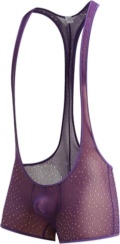 Swbreety Men's Mesh Wrestling Singlet Bodysuit Athletic Supporters Wrestling Leotard in Saudi Arabia