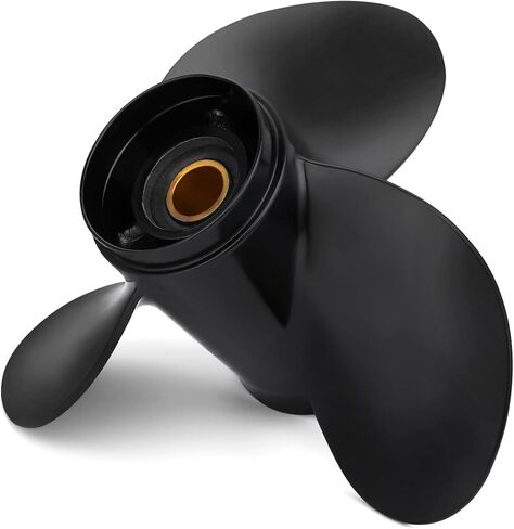 VQPROPs OEM الألومنيوم قارب Propeller10 1/4x15 صالح BRP Johnson Evinrude OMC Stern Drive 15-35 HP 14 Spline الأسنان الدعامة أجزاء رقم 763486، RH in Kuwait