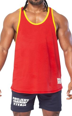 Men's Bodybuilding Stringer Tank Top Sleeveless Gym Shirts in Saudi Arabia