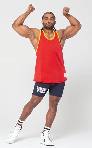 Men's Bodybuilding Stringer Tank Top Sleeveless Gym Shirts in Saudi Arabia