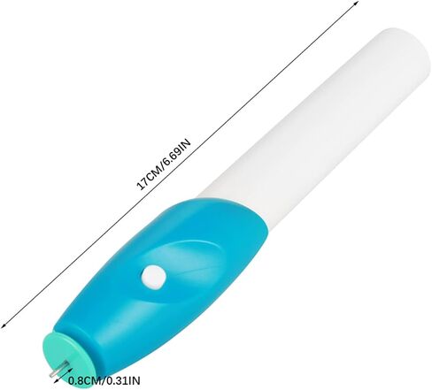 Paper Quilling Pen, Electric DIY Slotted Paper Crafts Quilling Tool Origami Winder Steel Curling Pen Electric Quilling Tool Pen Tools and Supplies Battery in Saudi Arabia