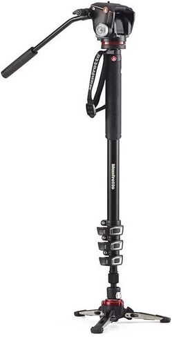 Manfrotto Xpro 5 Section Carbon Fiber Video Monopod, Black (MVMXPROC5US) in Saudi Arabia