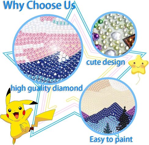 ARTMYRUI 4 مجموعات من مجموعات الطلاء الماسي، مجموعات رسم ماسية سهلة للمبتدئين، مجموعات فنية ماسية عصارية 5D، نباتات DIY نقاط ماسية، حرف جوهرة كبيرة لهدايا ديكور الحائط المنزلي (6 × 6 بوصة). in Kuwait