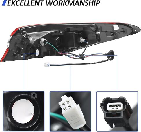Tail Lights Assembly Fit For 2018-2020 Toyota Camry L/LE/SE Halogen Rear outer taillamp Left Driver Side in Saudi Arabia