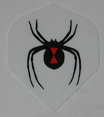 US Darts - 5 Sets (15 Flights) Black Widow, Spider Standard Dart Flights in Saudi Arabia