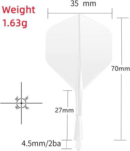 FOX SMILING Dart Shafts and Flights Two in-one Dart Flight Set in Saudi Arabia