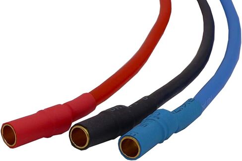 Treehobby 3PCS 3.5mm Banana Gold Bullet Connector Extension Cable for RC Brushless Motor ESC Extension Cable Wire RC Car Boat Parts (16AWG 30CM) in Saudi Arabia