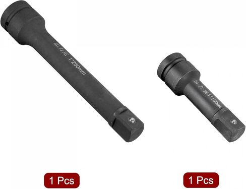 uxcell 1-Inch Drive by 6-Inch & 10-Inch Impact Extension Bar, CR-Mo Steel in Saudi Arabia