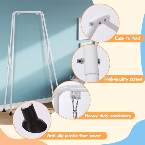 TALECO Gear Toddler Swing, 3-in-1 Swing Sets for Backyard, Baby Swing Outdoor/Indoor, Toddler Swing Set Suitable for Children 6 Months and Older in Saudi Arabia