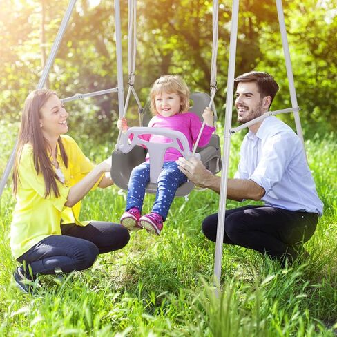 TALECO Gear Toddler Swing, 3-in-1 Swing Sets for Backyard, Baby Swing Outdoor/Indoor, Toddler Swing Set Suitable for Children 6 Months and Older in Saudi Arabia