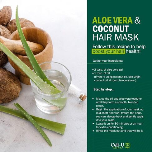Cell-U Care Organic Aloe Vera Inner Leaf Gel Crystals from South America, Extracted Under Eco-Friendly Conditions in Saudi Arabia