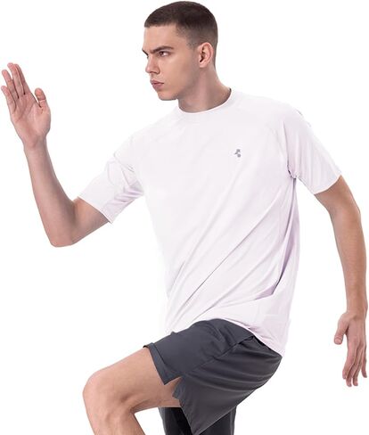 Mens Sun Protection Shirt Rash Guard Real UPF 50+ UV SPF Cooling Fishing Lightweight Short Sleeve Shirt Plus Size Cool Tech in Kuwait