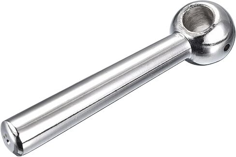 uxcell Milling Machine Ball Table Handle, 1Pcs 16mm/0.63" Inner Hole Diameter, 125mm/4.92" Length Ball Crank Table Handle Revolving Handle Replacement Parts for Industry Accessory in Saudi Arabia
