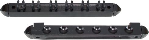 Action Standard 6 Pool Cue Stained Wood Wall Rack with Clips in Saudi Arabia