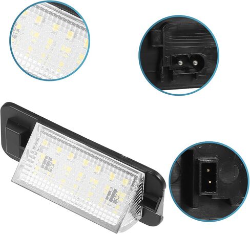 ضوء لوحة رقم الترخيص LED الخارجي للسيارة من ACROPIX، ضوء أبيض مناسب لسيارة BMW 318i 1992-1998 رقم 63261387047 - حزمة من 2 in Saudi Arabia