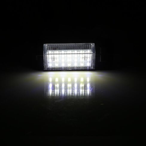 ضوء لوحة رقم الترخيص LED الخارجي للسيارة من ACROPIX، ضوء أبيض مناسب لسيارة BMW 318i 1992-1998 رقم 63261387047 - حزمة من 2 in Saudi Arabia