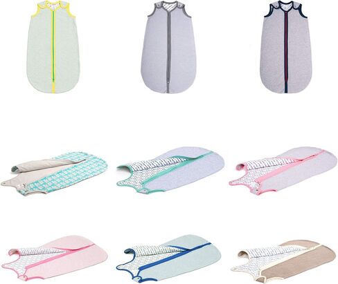 baby deedee Wearable Blanket Baby and Newborn, Baby Sleeping Bag, Sleeping Sack, Sleep Nest Lite, Heather Gray Navy, Small (0-6 Months) in Saudi Arabia