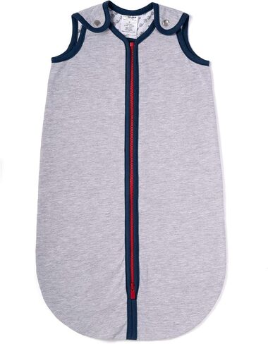 baby deedee Wearable Blanket Baby and Newborn, Baby Sleeping Bag, Sleeping Sack, Sleep Nest Lite, Heather Gray Navy, Small (0-6 Months) in Saudi Arabia