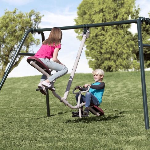 Indoor & Outdoor Playground Equipment Teeter Totters, 360 Spinning Seesaw, Swing Set for Children Exercises Age 3-12 in Kuwait