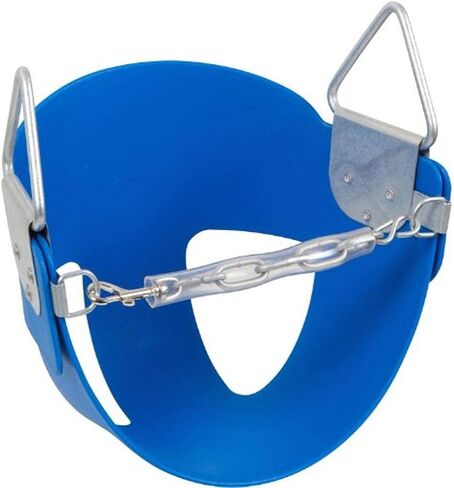 Swing Set Stuff Half Bucket Seat with SSS Logo Sticker, Blue in Saudi Arabia