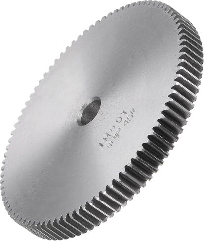 Kozelo Mod 1 Straight Spur Gear 89 Teeth - [10mm Bore x 10mm Height] Spur Diff Differential Motor Gear for RC Model Car Parts, Gearbox, Electric Grinder Use, 45# Steel,Silver Tone in Saudi Arabia
